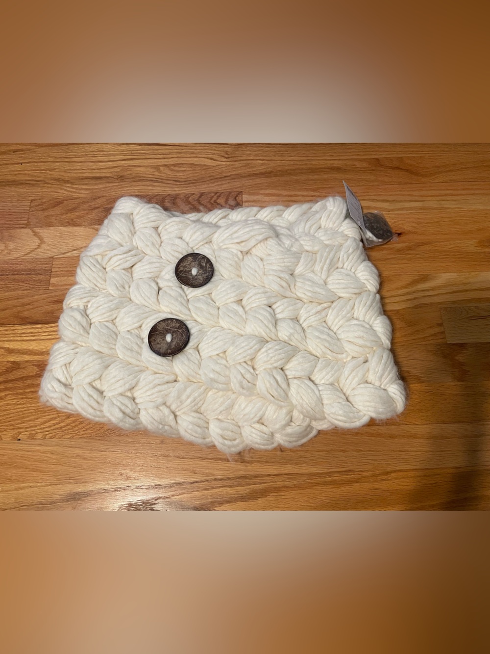 Anthropology Chunky Knit Shawl